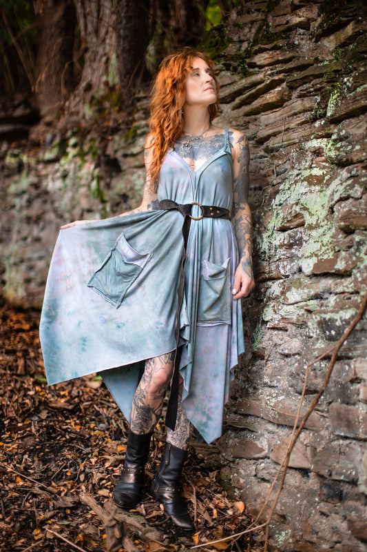 Adventuring Dress Tencel Acer colorway