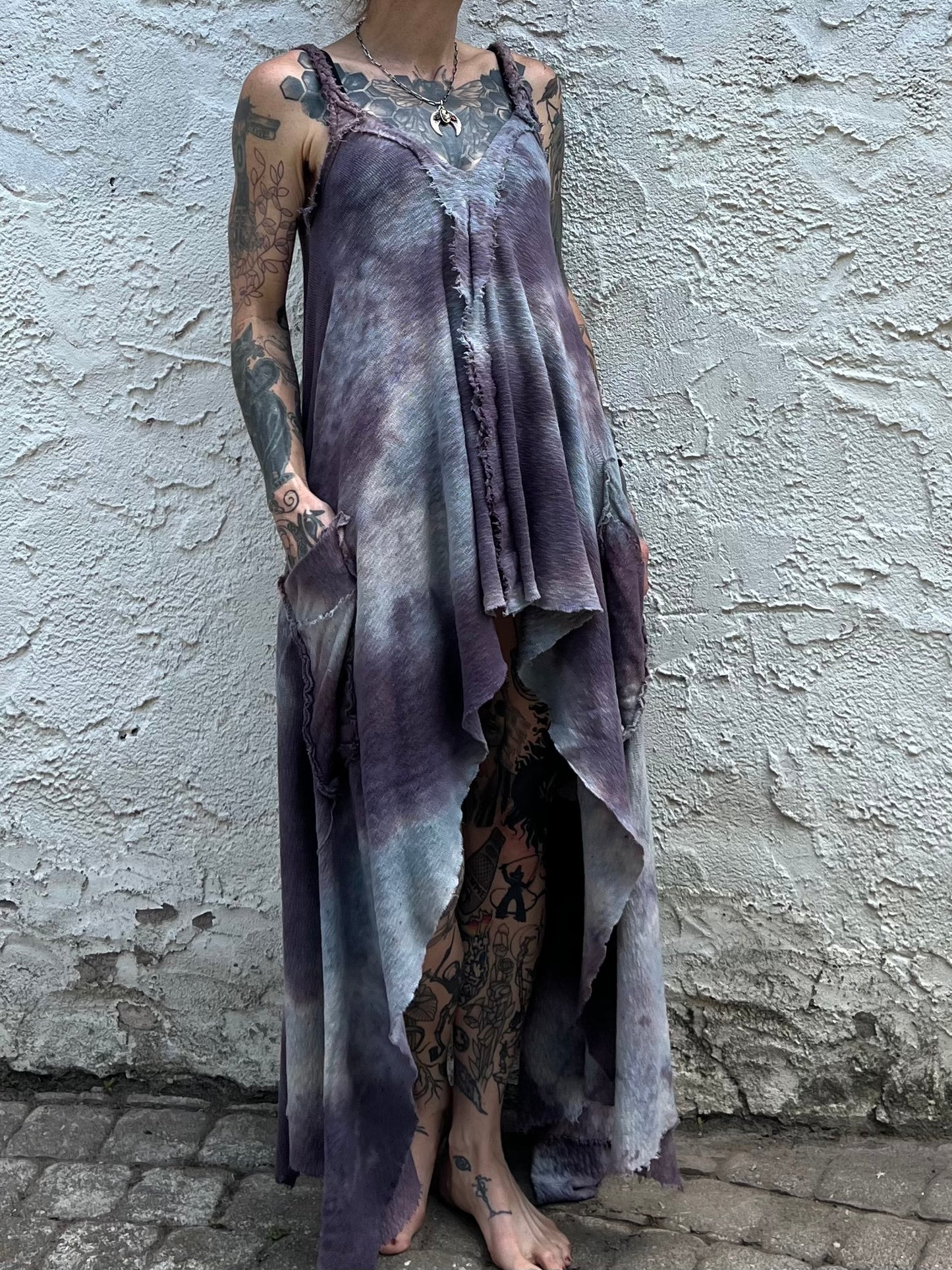 Adventuring Dress Sweaterknit Moonlight colorway