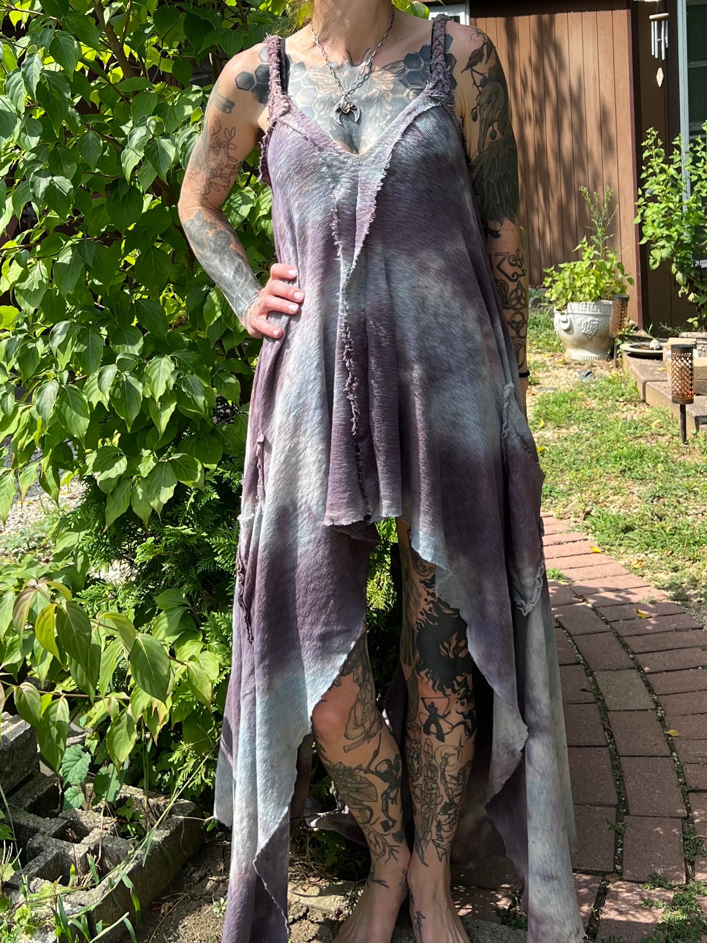 Adventuring Dress Sweaterknit Moonlight colorway
