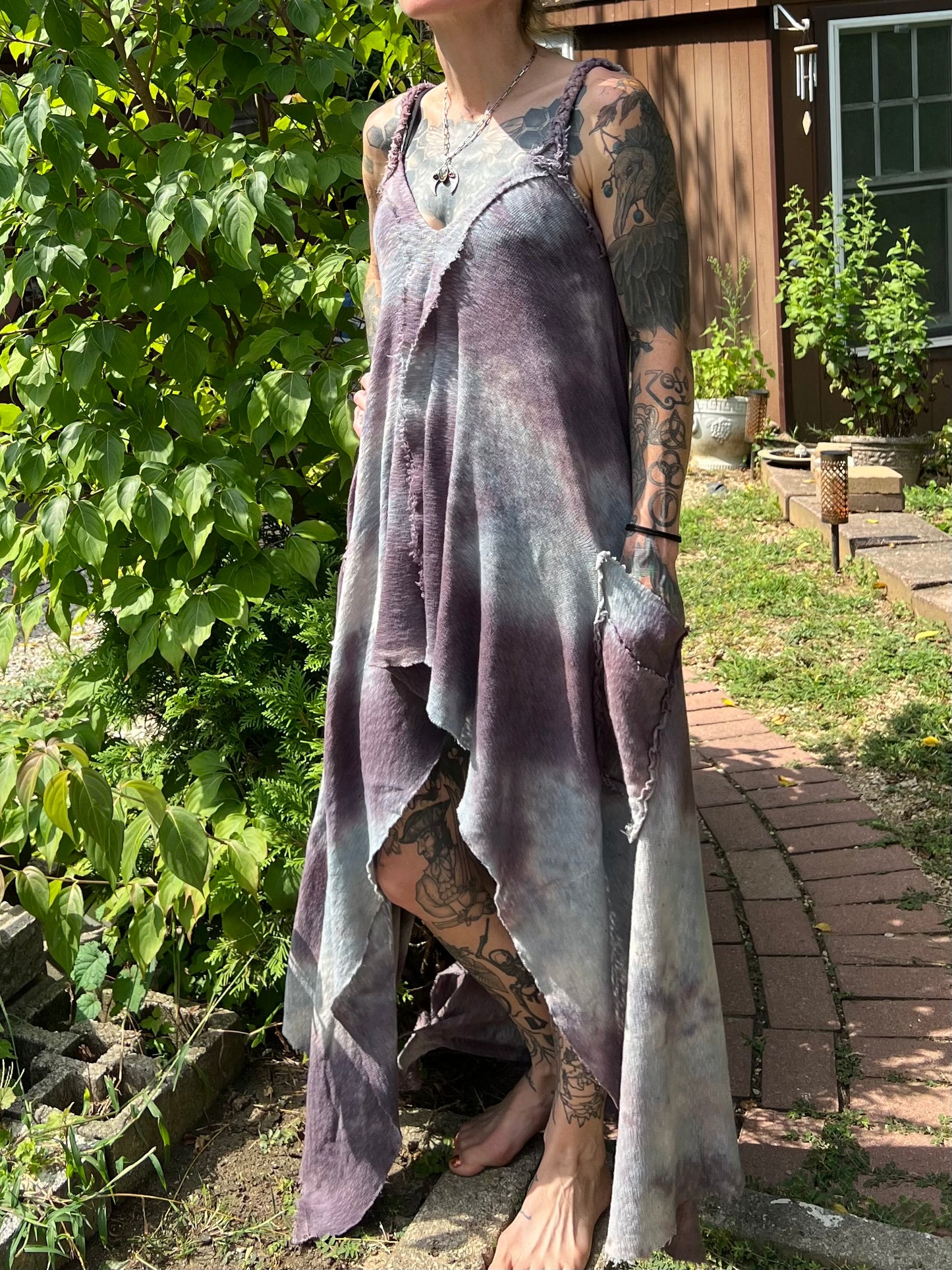 Adventuring Dress Sweaterknit Moonlight colorway