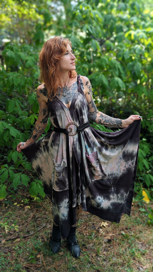 Adventuring Dress Haunted colorway