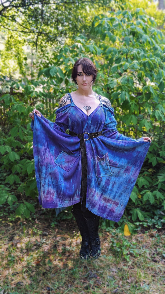 Adventuring Dress Ghostly colorway