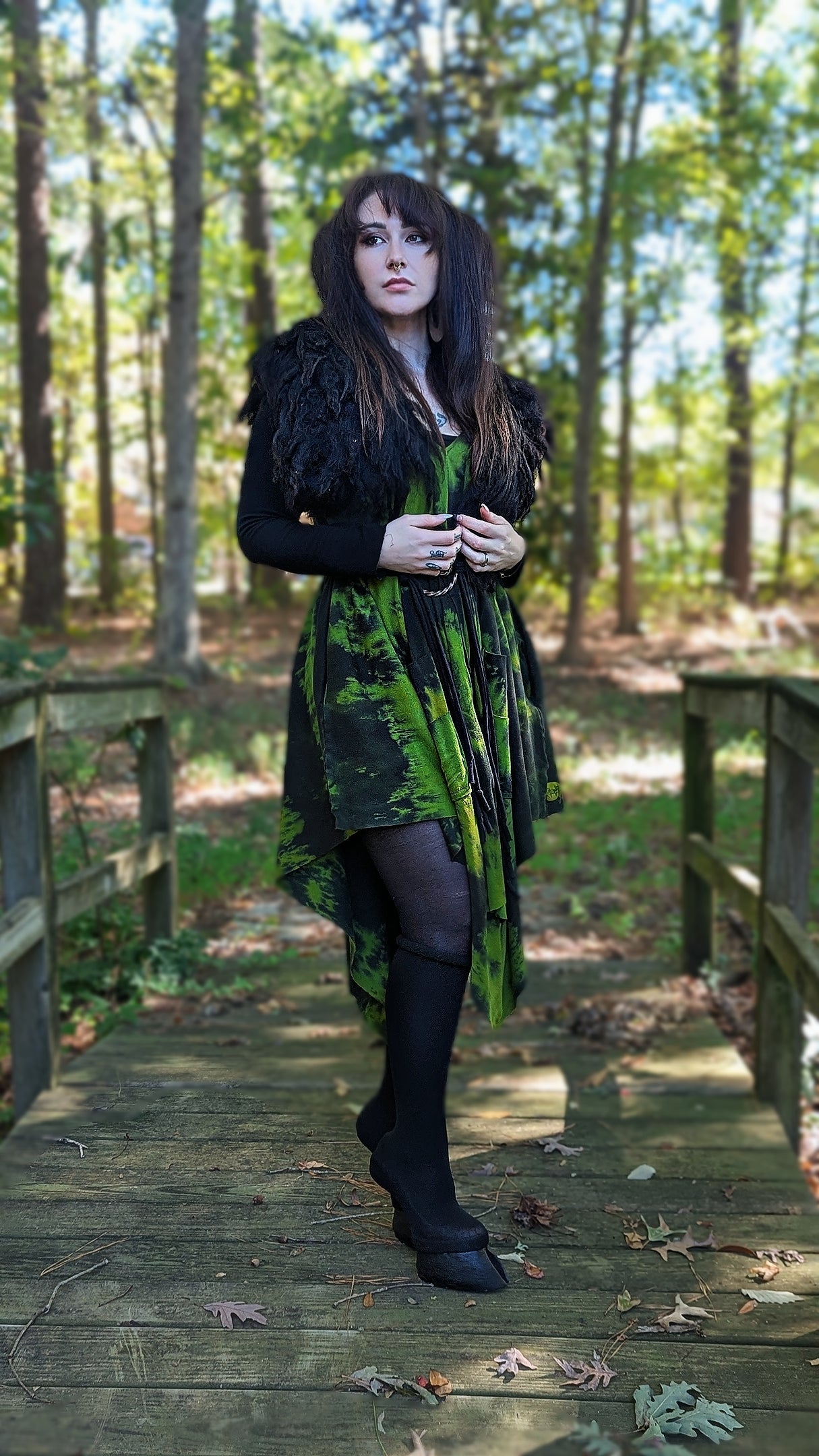 Adventuring Dress Be My Druidess colorway