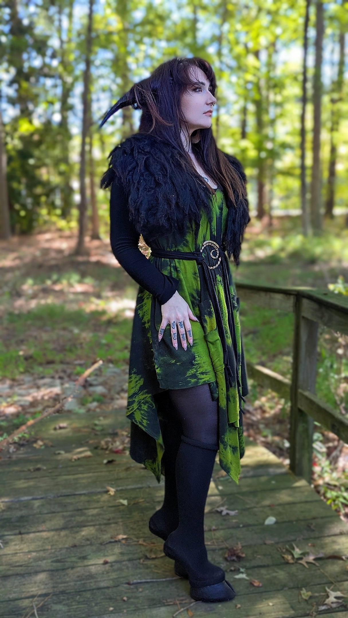 Adventuring Dress Be My Druidess colorway