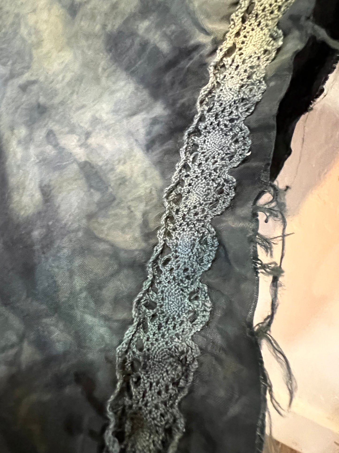 Adventuring Dress Cupro Lace Moon Snail colorway